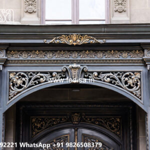 Modern Villa Exterior Iron Geometric Inspirations No-1790