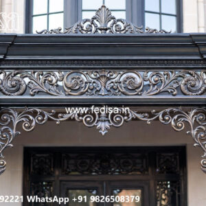 Villa Elevation Iron Design with Premium Structural Beauty No-1791