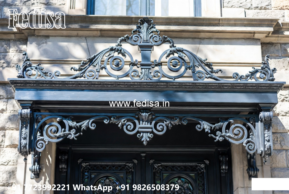 Villa Elevation Iron Design Ideas for Stylish Luxury Villas No-1800