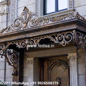 Attractive Villa Front Iron Luxury Patterns No-1807