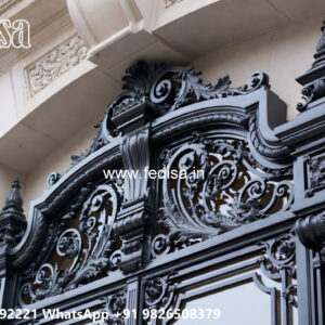 Modern Villa Exterior Iron Structural Inspirations No-1816