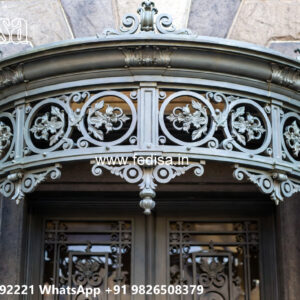 Luxury Villa Exterior Iron Roofing Concepts No-1819