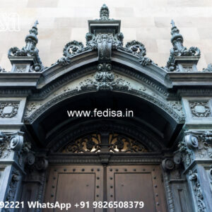 Contemporary Villa Front Iron Exterior Ideas No-1823