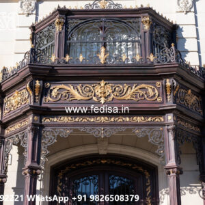 Modern Villa Exterior Iron Balcony Concepts No-1829
