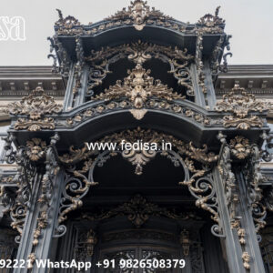 Contemporary Villa Exterior Iron Structural Concepts No-1833