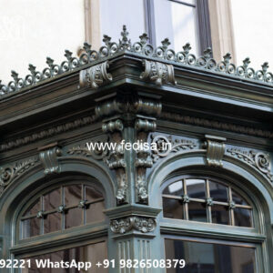 Luxury Villa Front Iron Geometric Concepts No-1847