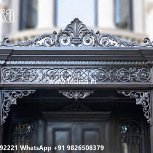 Luxury Villa Exterior Iron Structural Beauty No-1856