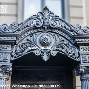 Elegant Villa Front Iron Decorative Panels No-1871