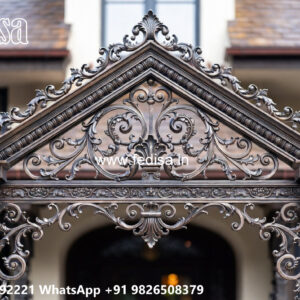 Luxury Villa Exterior Iron Feature Concepts No-1873