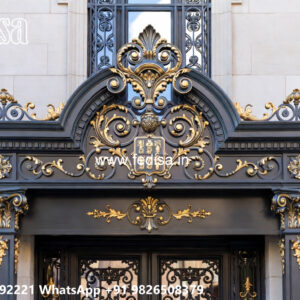 Modern Villa Exterior Iron Decorative Wall Ideas No-1883
