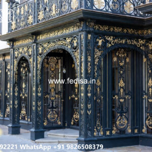 Contemporary Villa Front Iron Luxury Concepts No-1907