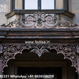 Premium Villa Exterior Iron Geometric Concepts No-1915