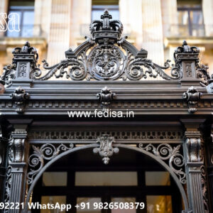 Luxury Villa Front Iron Structural Ideas No-1917