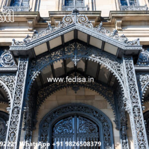 Attractive Villa Front Iron Exterior Concepts No-1927