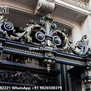 Modern Villa Exterior Iron Geometric Patterns No-1928