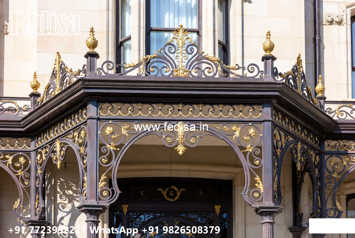 Luxury Villa Front Iron Decorative Framework No-1931