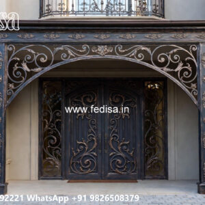 Modern Villa Front Iron Luxury Inspirations No-1938