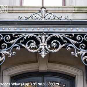 Villa Elevation Iron Design with Attractive Structural Concepts No-1954