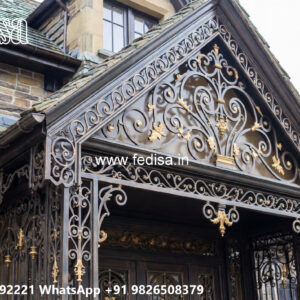 Premium Villa Exterior Iron Geometric Inspirations No-1964