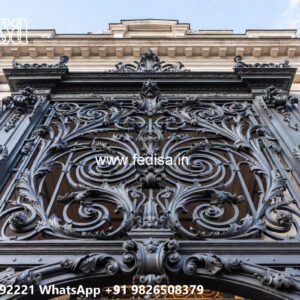 Luxury Villa Front Iron Exterior Framework No. 1972
