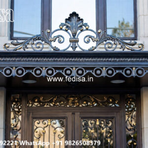 Elegant Modern Villa Exterior Iron Patterns No-1977