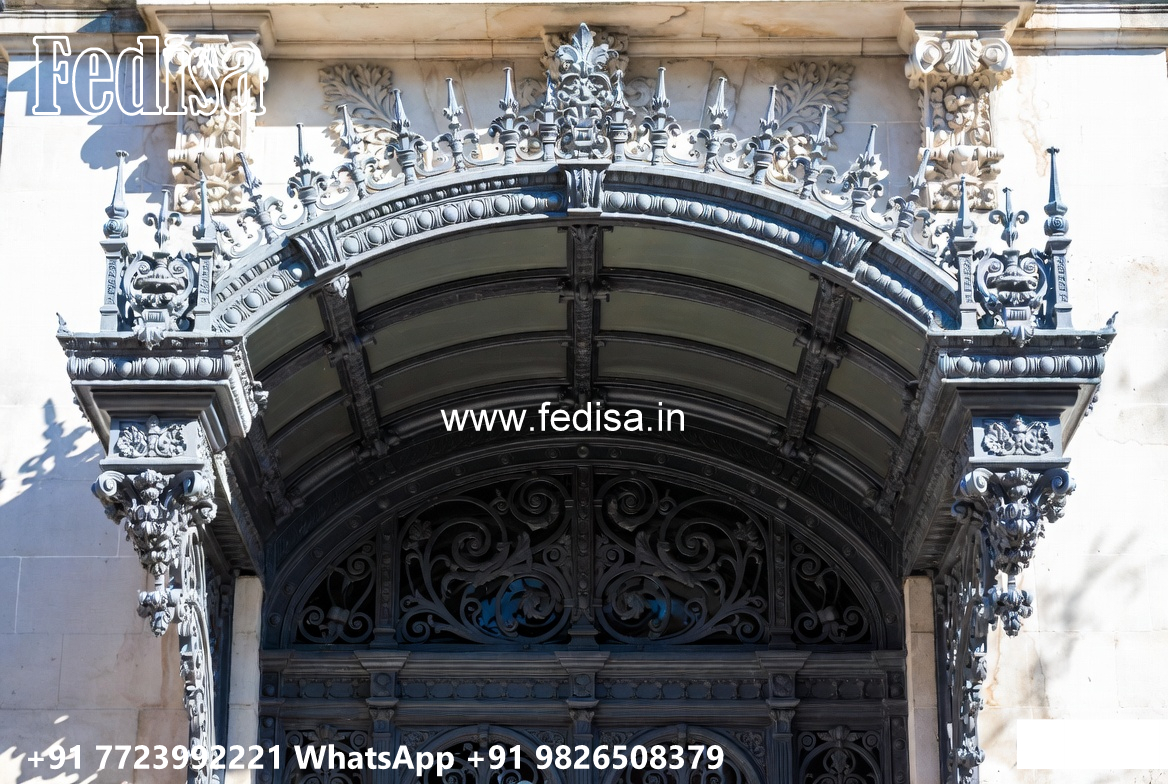 Luxury Decorative Iron Exterior Concepts for Modern Villas No-1988