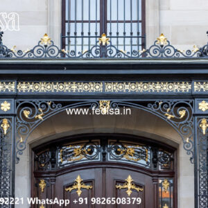Premium Villa Exterior Iron Artistic Concepts No-1991