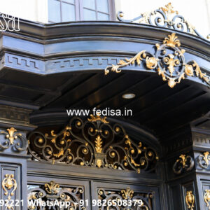 Premium House Elevation Iron Design for Villas No-2005