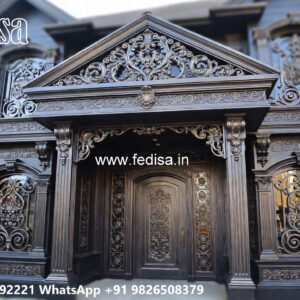 House Elevation Iron Design for Duplex Houses No-2011