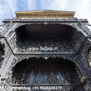 Decorative Iron Panel House Elevation Design No-2025