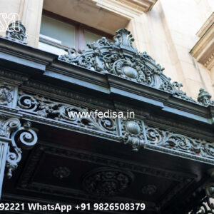 Modern House Elevation Iron Frame Design No-2026