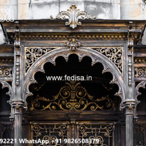 Luxury Villa House Elevation Iron Design No-2036