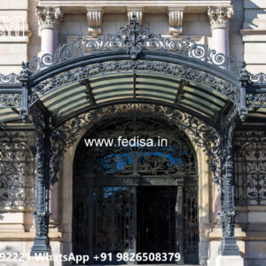 Modern Iron Cladding House Elevation Design No-2037
