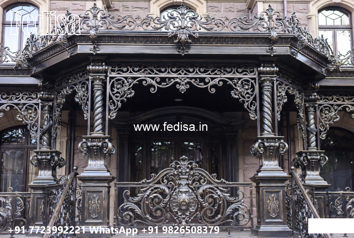Premium Iron House Elevation Front Design No-2040