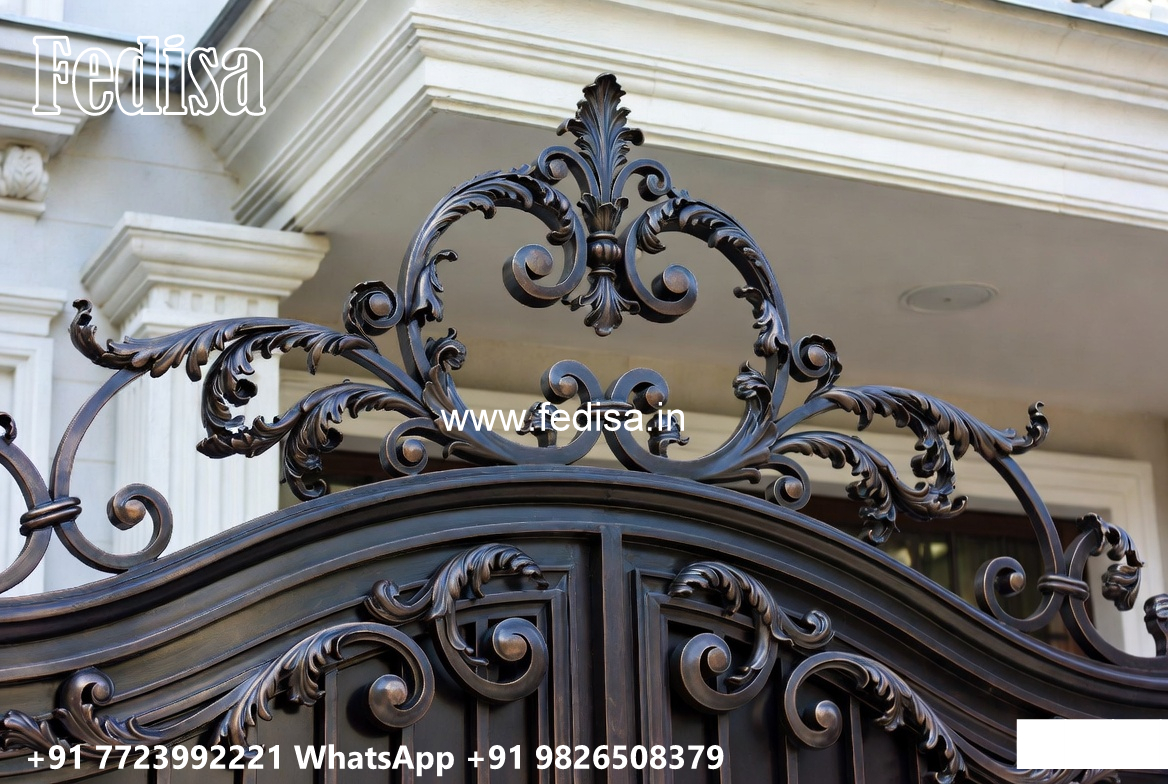 House Elevation Iron Design for Contemporary Homes No-2042