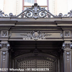 Attractive Iron Exterior Design for House Elevation No-2052