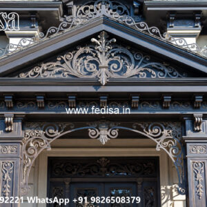 House Elevation Iron Design with Elegant Framework No-2072