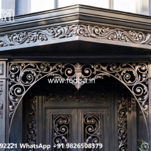 Contemporary Iron Elevation Panel Design for Homes No-2079