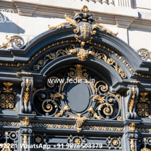 Stylish Iron Decorative House Front Elevation No-2085