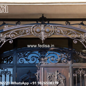 Decorative House Elevation Iron Grill Concepts No-2090