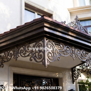 Attractive House Elevation Iron Frame Concepts No-2094