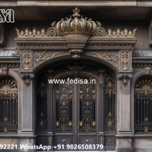 Elegant Iron Exterior House Design Ideas No-2095