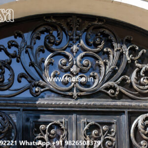 Modern House Elevation Iron Roofing Design No-2096