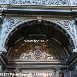 Modern House Elevation Iron Decorative Structure No-2113