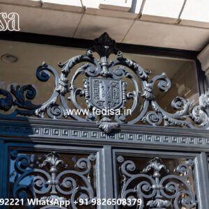 Stylish Iron Balcony Exterior House Design No-2118