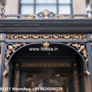 Premium House Front Iron Grill Design No-2124