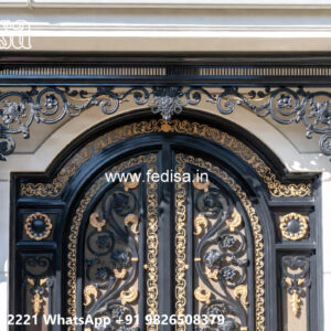 House Elevation Iron Design with Contemporary Structural Beauty No-2125