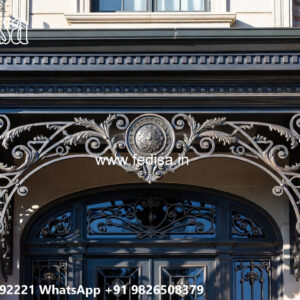 Stylish House Elevation Iron Architectural Style No-2132