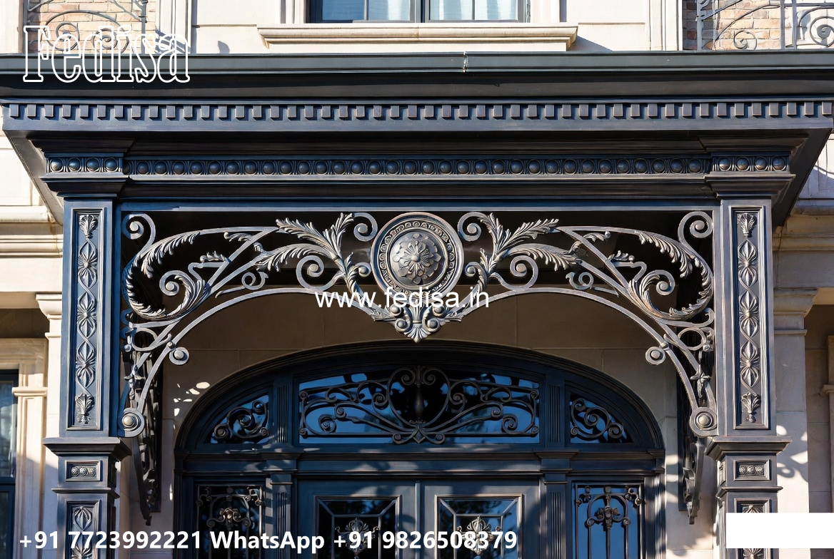 Stylish House Elevation Iron Architectural Style No-2132