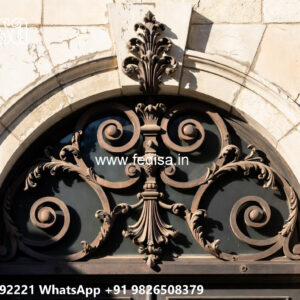 Decorative Iron Exterior House Elevation Ideas No-2133